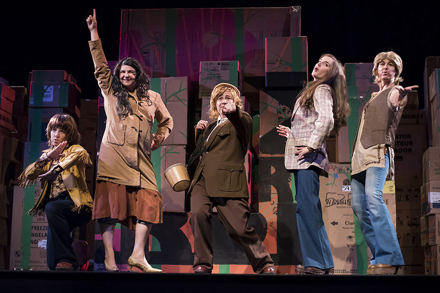 "The Six Gentlepersons of Verona," based on Shakespeare's "Two Gentleman of Verona" with an all-female cast. (Photo by Casey Campbell Photography)