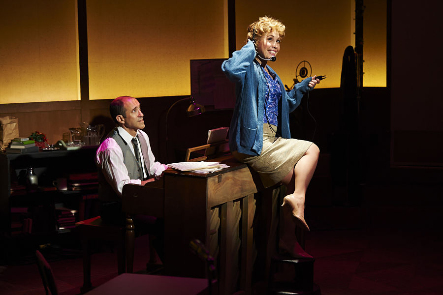 Jonathan Brody and Andréa Burns in Willy Holtzman's "Smart Blonde" at City Theatre Company in 2014. (Photo by Kristi Jan Hoover)