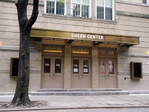 The Sheen Center’s new theatre marquee.