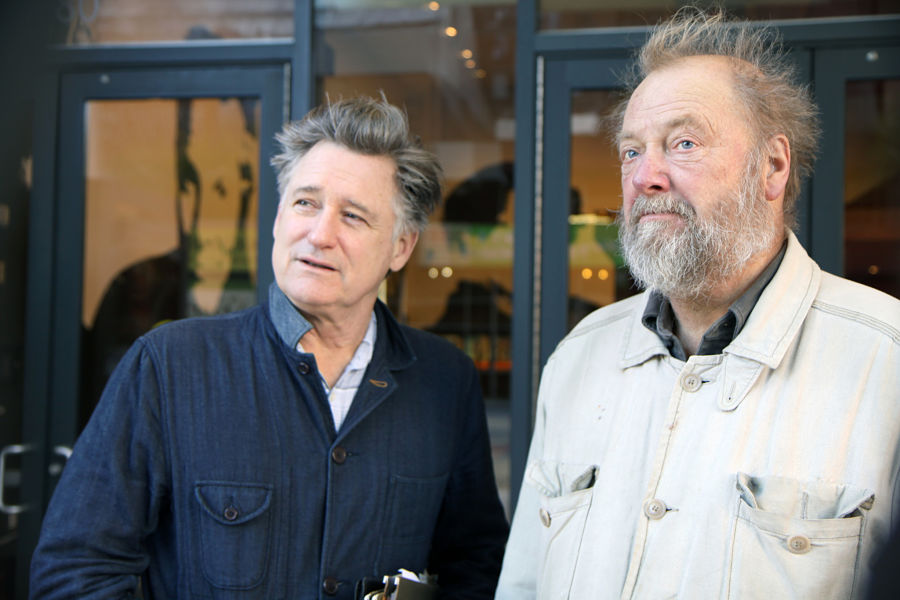Bill Pullman and Stein Winge in New York City. (Photo by Ole Friele)