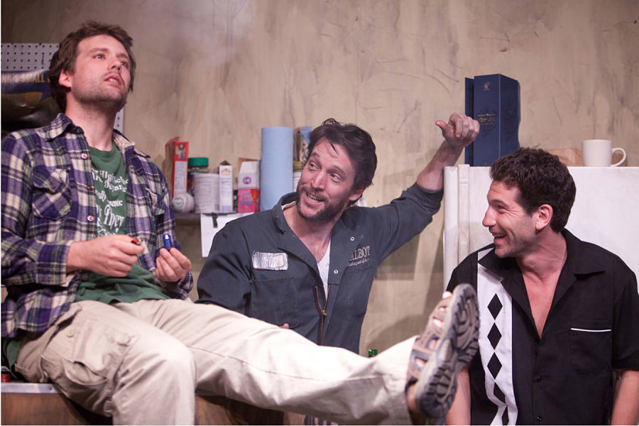 John Pollono's play "Small Engine Repair," produced at Rogue Machine Theatre in L.A., later came to MCC Theatre in New York. (Photo by John Flynn)