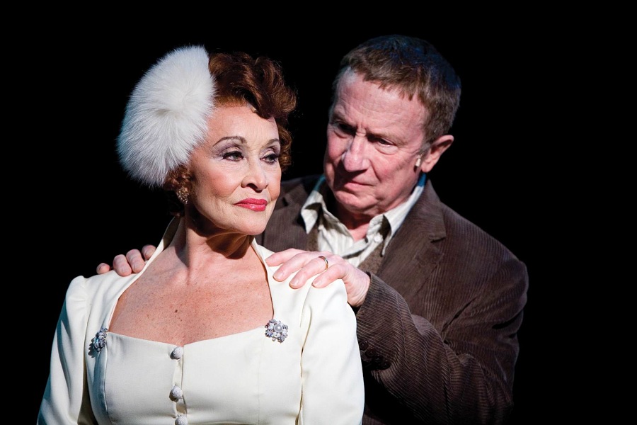 Chita Rivera and George Hearn in "The Visit" at Signature in 2008. (Photo by Scott Suchman)