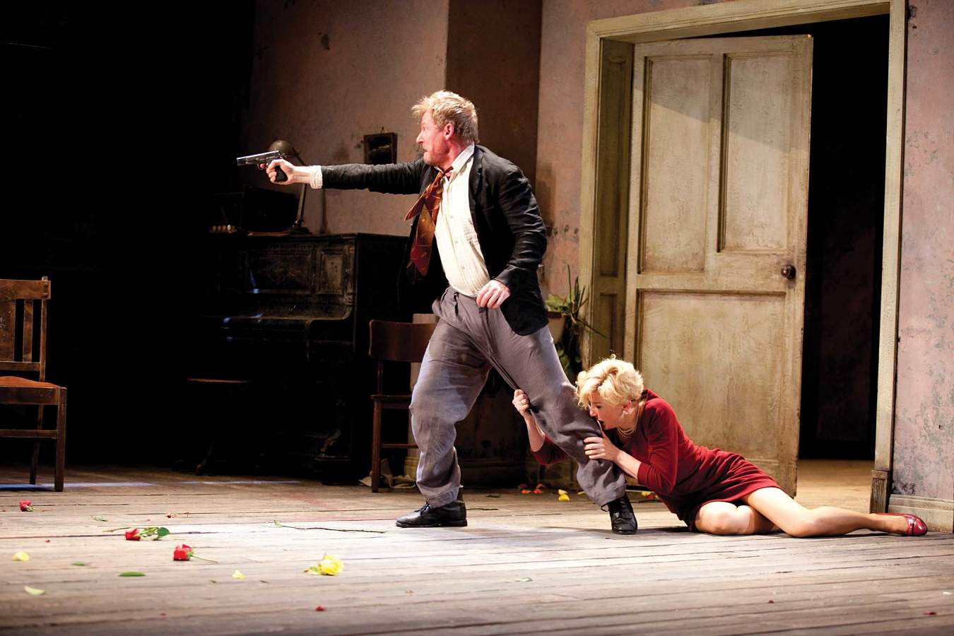 Richard Roxburgh and Cate Blanchett in the Sydney Theatre Company's "Uncle Vanya." 