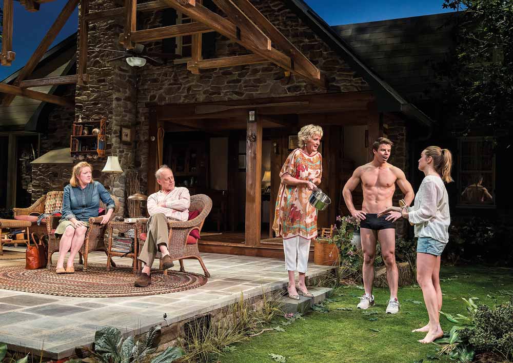 "Vanya and Sonia and Masha and Spike," directed by David Hyde Pierce, at the Mark Taper Forum. (Photo by Craig Schwartz)