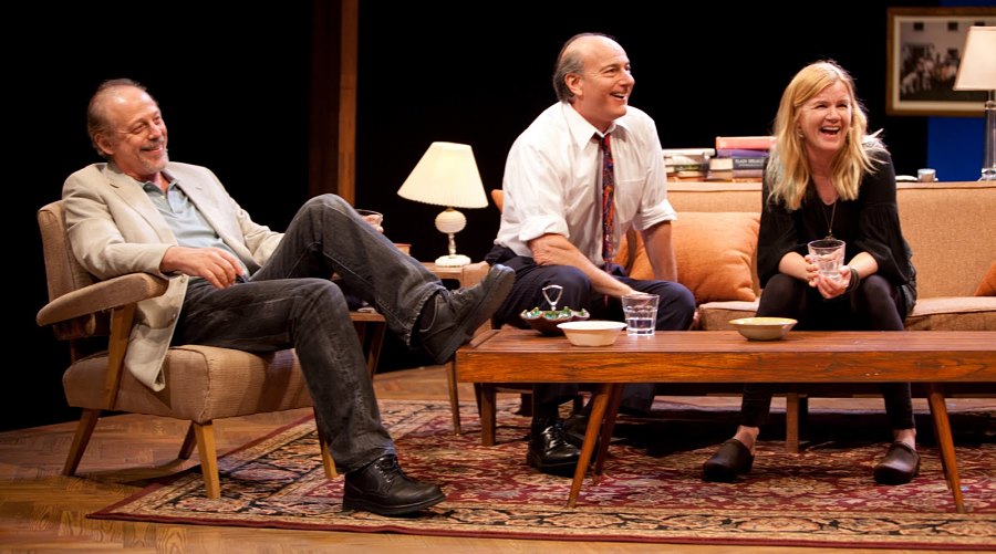 Mark Blum, Peter Friedman and Mare Winningham in "After the Revolution" at Williamstown Theatre Festival.