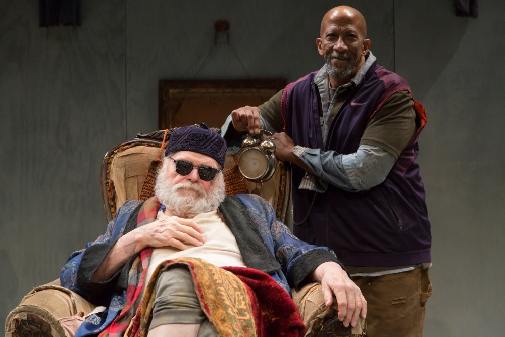Brian Dennehy and Reg E. Cathey in "Endgame" at Long Wharf Theatre. (Photo by T. Charles Erickson)