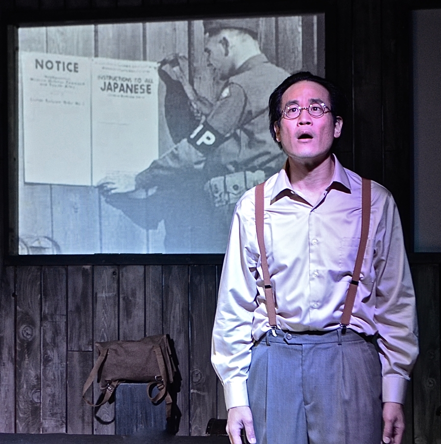 Blake Kushi in the youth theatre production of  Jeanne Sakata's "Hold These Truths" in 2015. 