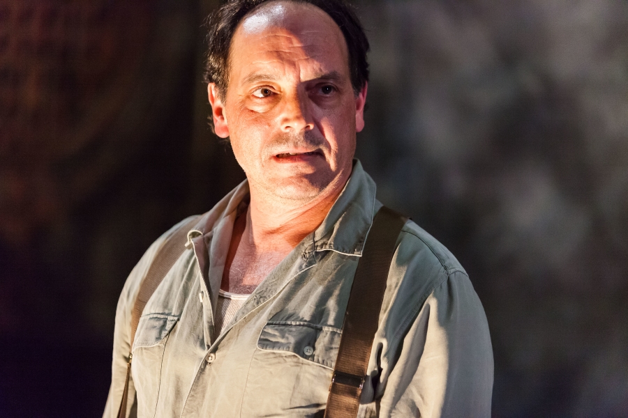 John Manfredi in "An Illiad" at Performance Network Theatre in 2013. (Photo by Sean Carter)