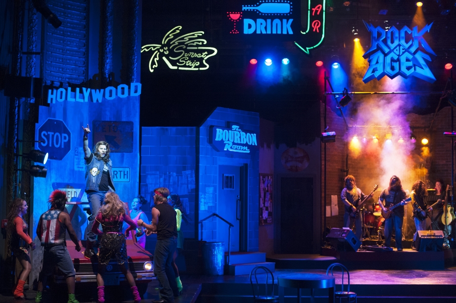 "Rock of Ages" at Penobscot Theatre Company in 2016. (Photo by © magnus stark 2016)
