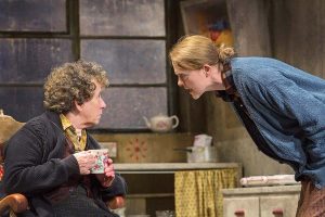 Marie Mullen and Aisling O'Sullivan in Druid of Galway’s 2016 production of "The Beauty Queen of Leenane." (Photo by Stephen Cummiskey)