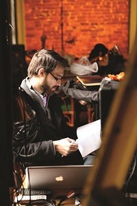 Early-career sound designer Dan Cassin spent time in the intern company at Actors Theatre of Louisville. (Photo by Joe Geinert)