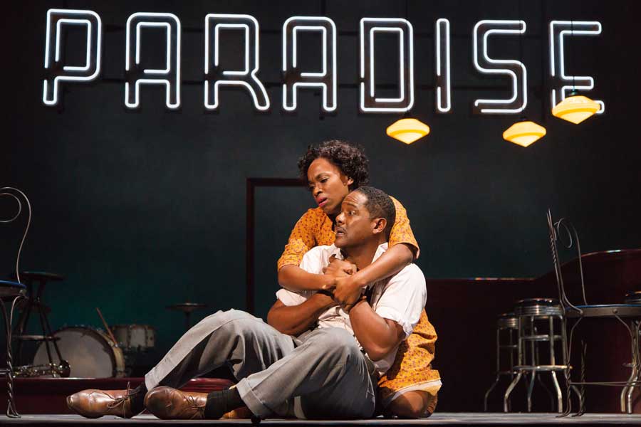 Kristolyn Lloyd and Blair Underwood in "Paradise Blue" at Williamstown Theatre Festival. (Photo by T. Charles Erickson)
