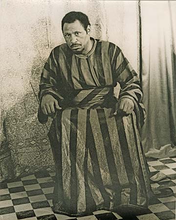 Paul Robeson as Othello, c. 1944. (Photo by Carl Van Vechten/courtesy of the Harry Ransom Center)