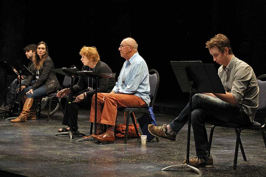 A reading of "Going to a Place Where You Already Are" at the Pacific Playwrights Festival at South Coast Repertory Theatre.