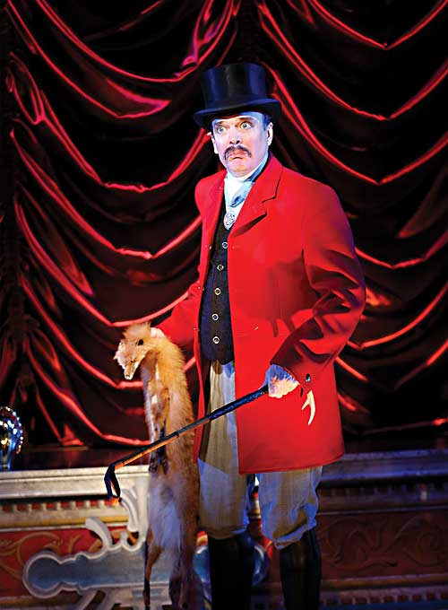 Jefferson Mays in "A Gentleman's Guide to Love and Murder," at Hartford Stage in 2012. (Photo by Joan Marcus)