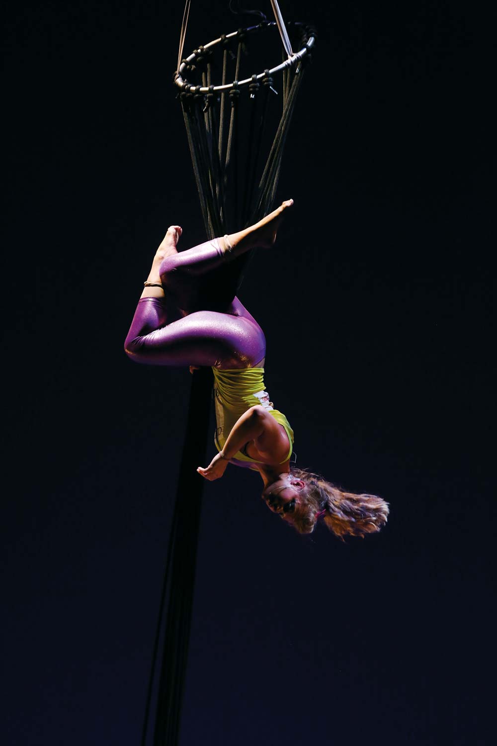 Caitlyn Larsson in "Finding Myself Under a Big Top." (Photo by Rich Riggins)
