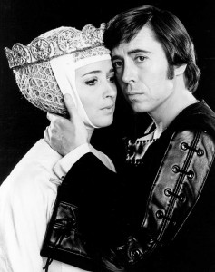 Maria Tucci and Brian Bedford in "Hamlet," 1969 at Stratford, Conn. (Photofest)