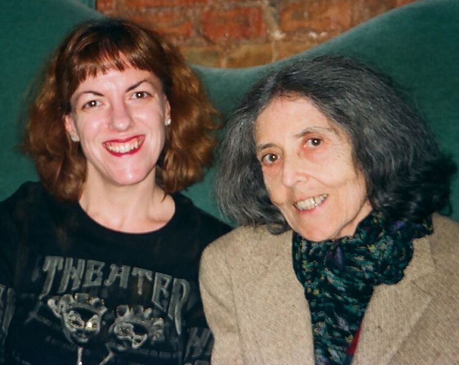 Caridad Svich with Maria Irene Fornes.