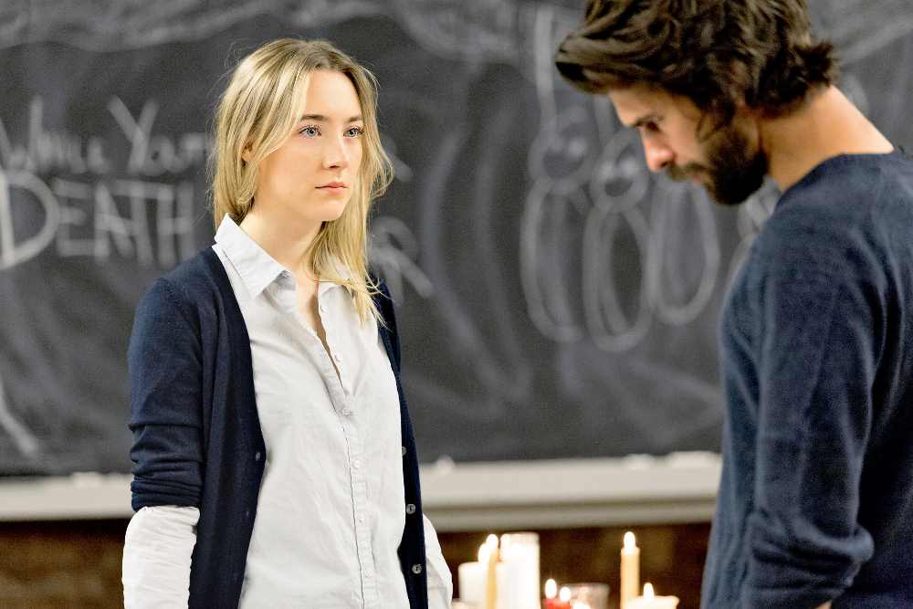 Saoirse Ronan and Ben Whishaw in rehearsals for “The Crucible” on Broadway. (Photo by Jan Versweyveld)
