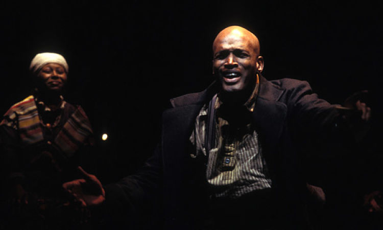 Greta Oglesby and Kenny Leon in "Gem of the Ocean" at the Goodman Theatre.