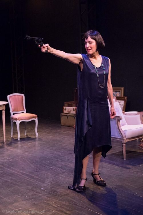 Nike Doukas in "Hedda Gabler" at Antaeus Theatre Company. (Photo by Facet Photography)