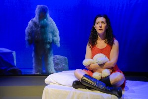 Lisa Morse (foreground) and Steven Westdahl in 'Abominable,' part of the 20th PlayGround Festival of New Works, presented in San Francisco by the Bay Area's PlayGround in 2016.