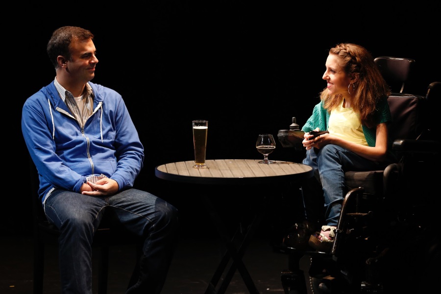  Samuel D. Hunter's "Good Beer" in the Still More of Our Parts Festival with Theatre Breaking Through Barriers in 2013. Pictured:  David Harrell and Shannon De Video.  (Photo by Carol Rosegg)