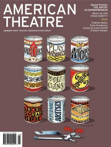 American Theatre January '13 Cover.