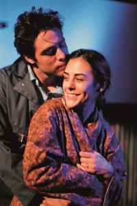 Noah Watts and Elena Finney in "Salvage" by Diane Glancy, at Native Voices in 2008. 