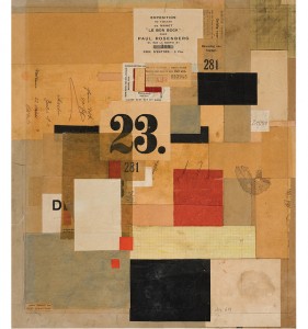 Kurt Schwitters's "Mz 601," 1923; © 2011 Artists Rights Society (ARS), New York / VG Bild-Kunst, Bonn