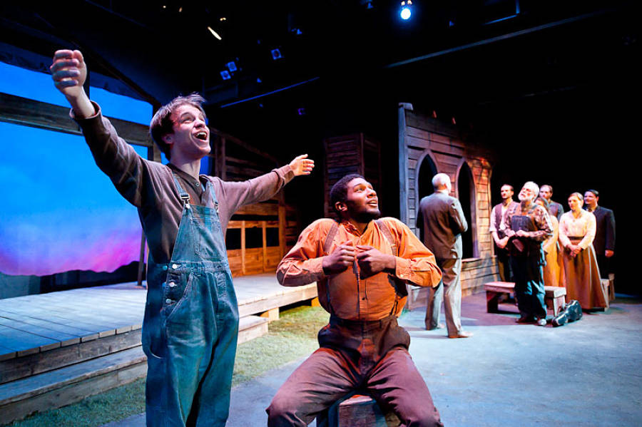 The company of "Sundown Town." (Photo by M. Taylor Long)