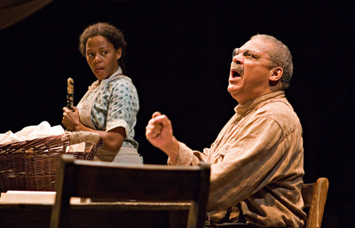 Erika LaVonn & Roger Robinson in "Things of Dry Hours" at Centerstage in 2007. (Photo by Richard Anderson)