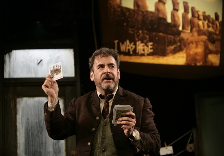 Mark Nelson in "Underneath the Lintel" at Long Wharf Theatre. (Photo by T. Charles Erickson)
